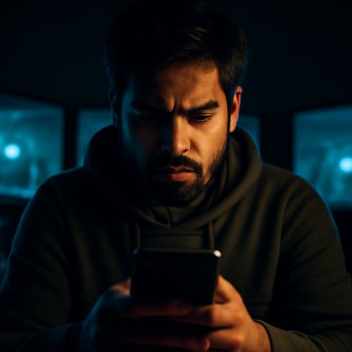 vs789 promotion notice on phone display